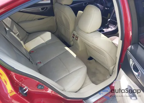 2014 Infiniti Q50 Hybrid Premium z USA, uszkodzony, nr VIN JN1AV7AP0EM692290